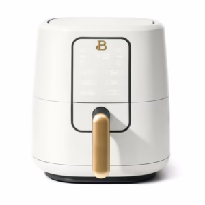 Beautiful 3 Qt Air Fryer with TurboCrisp Technology, White Icing